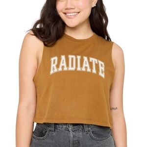 Spiritual Gangster Radiate Calile Dune Crop Tank